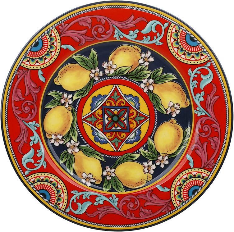Набор фарфоровых тарелок Sicilia Ornamento 19 см