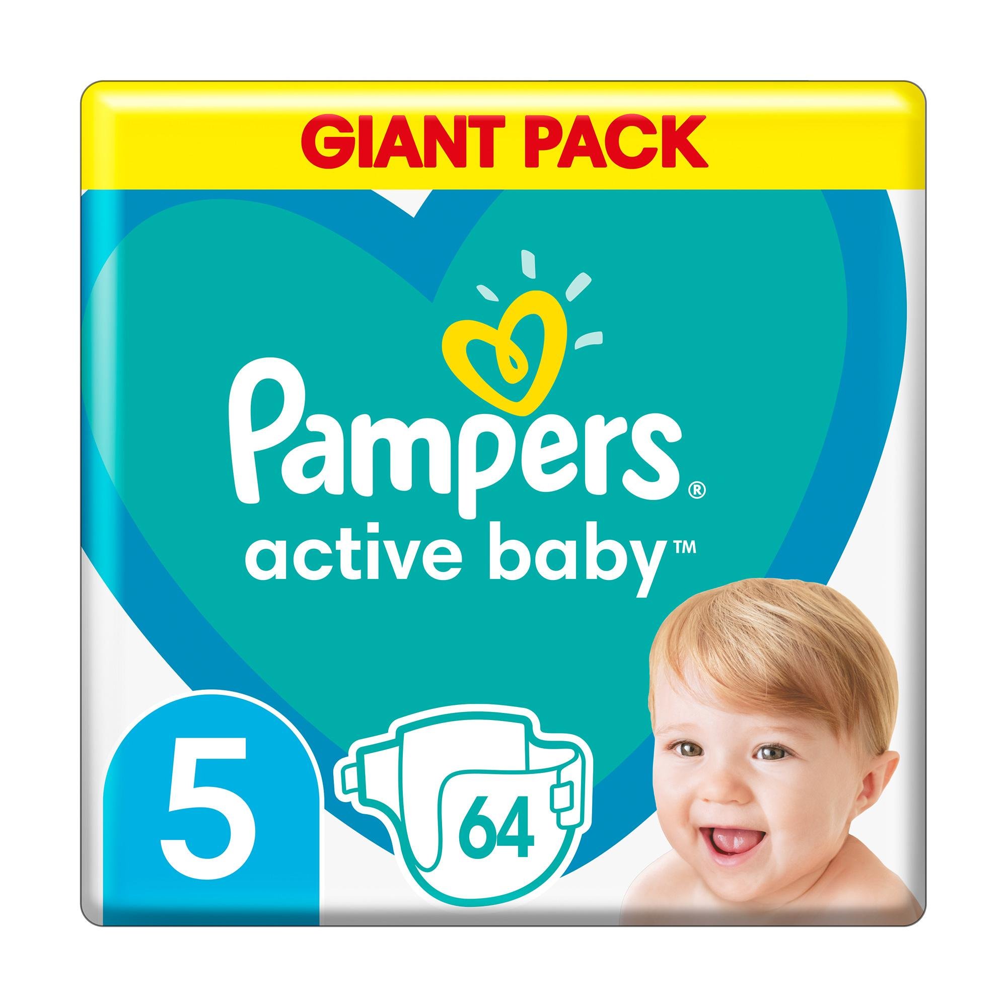 Подгузники Pampers Active Baby р. 5 Junior 11-16 кг 64 шт. (4826) - фото 1