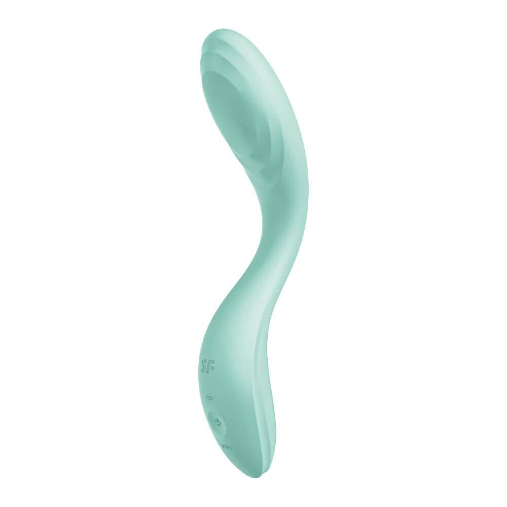 Вибратор с подвижным шариком Satisfyer Rrrolling Pleasure для точечной стимуляции точки G Мятный Вибратор с подвижным шариком Satisfyer Rrrolling Pleasure для точечной стимуляции точки G Мятный