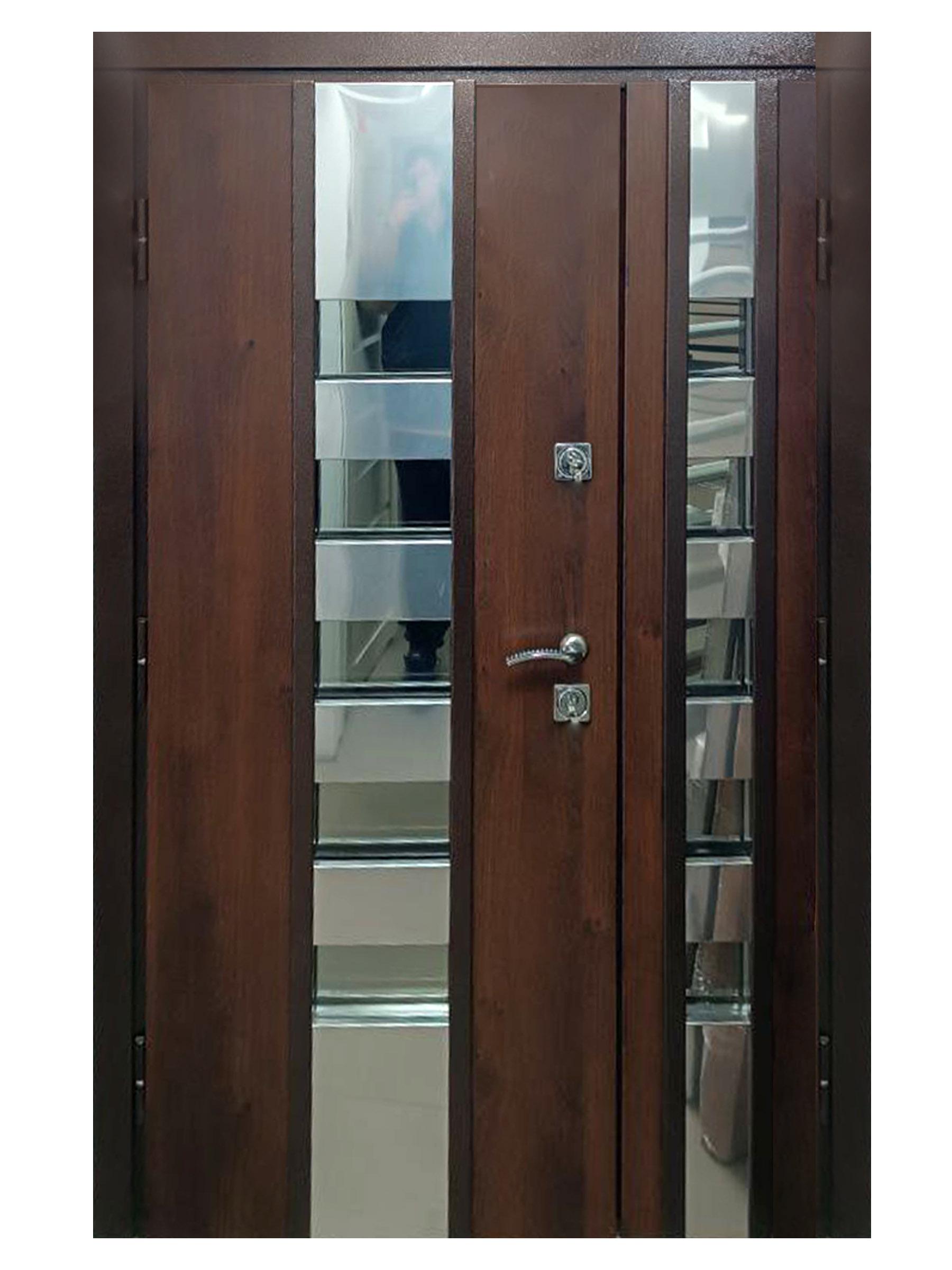 Двері вхідні Максимум NP9 2040х1200 мм Дуб бронзовий (7220046)