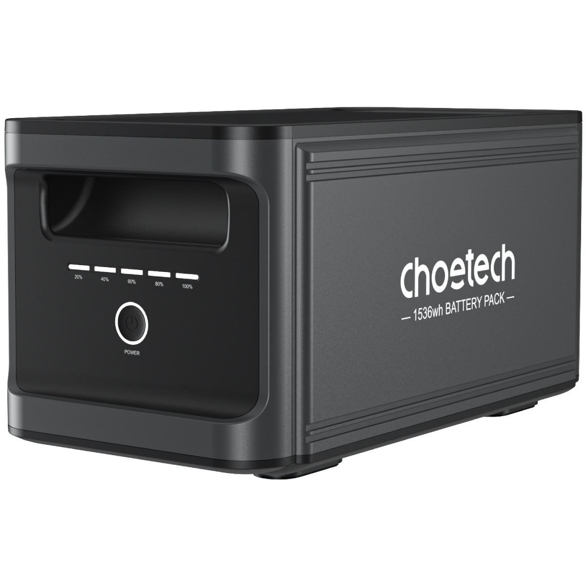 Батарея додаткова для зарядної станції Choetech BS065 1536 Вт/г LiFePo4 Black (BS065-BAT-BK)