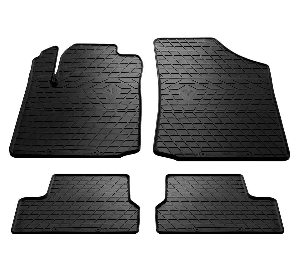 Коврики резиновые Stingray для Citroen C3 I 02-09 design 2016 4 шт. (1103024)