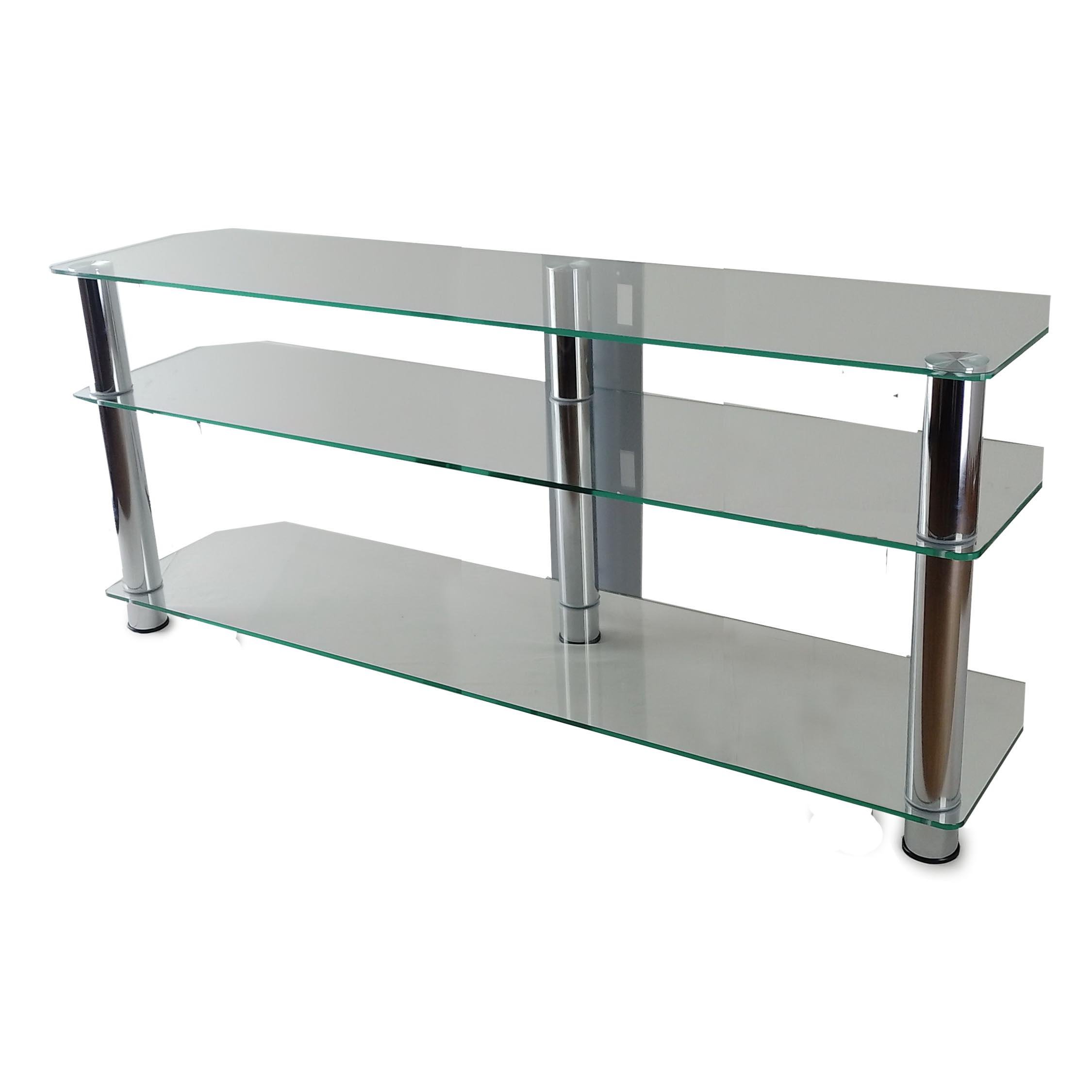 Тумба під телевізор Commus Меридіан MX clear Сhr 20-60" 1250х350х575 мм Прозорий/Хром (633310130) Тумба під телевізор Commus Меридіан MX clear Сhr 20-60" 1250х350х575 мм Прозорий/Хром (633310130)