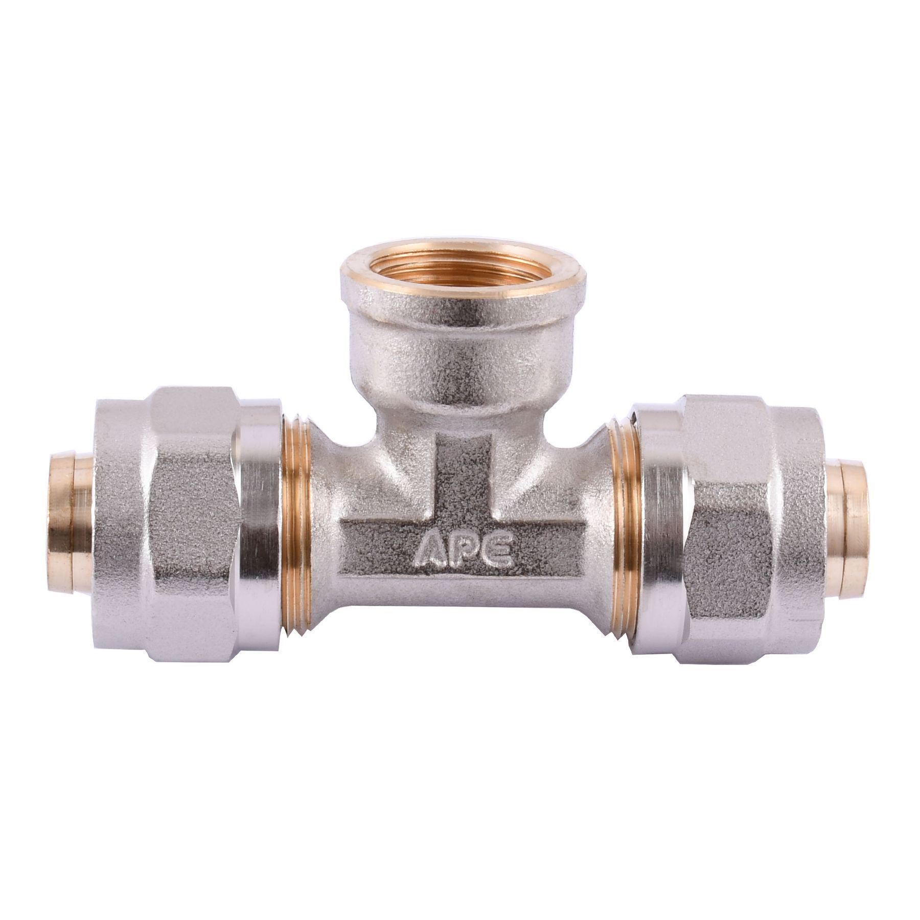 Тройник с внутренней резьбой APE ITALY 732 L 20х1/2"x20 (GSR-000000890) Тройник с внутренней резьбой APE ITALY 732 L 20х1/2"x20 (GSR-000000890)