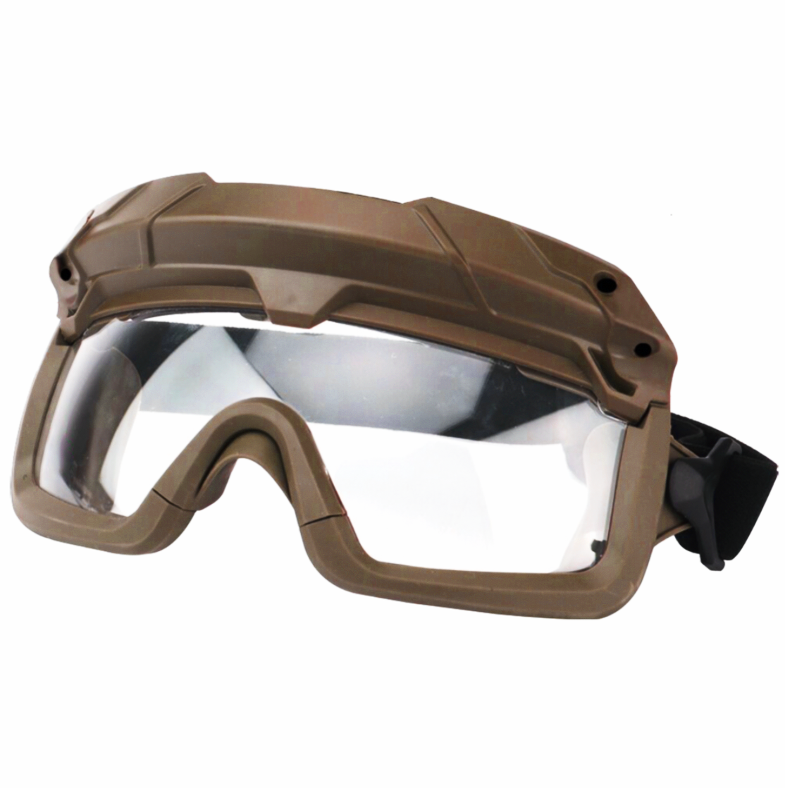 Маска-окуляри Ghost Iron Man з кріпленням до шолома Airsoft Койот (MK001016) - фото 7 Маска-окуляри Ghost Iron Man з кріпленням до шолома Airsoft Койот (MK001016) - фото 7