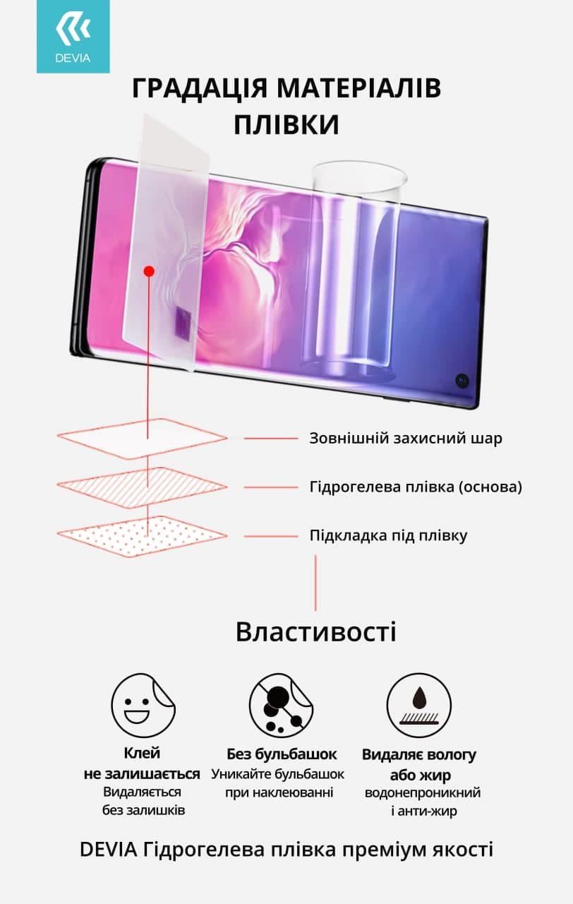 Пленка гидрогелевая Devia Infinix Note 10 Pro - фото 3