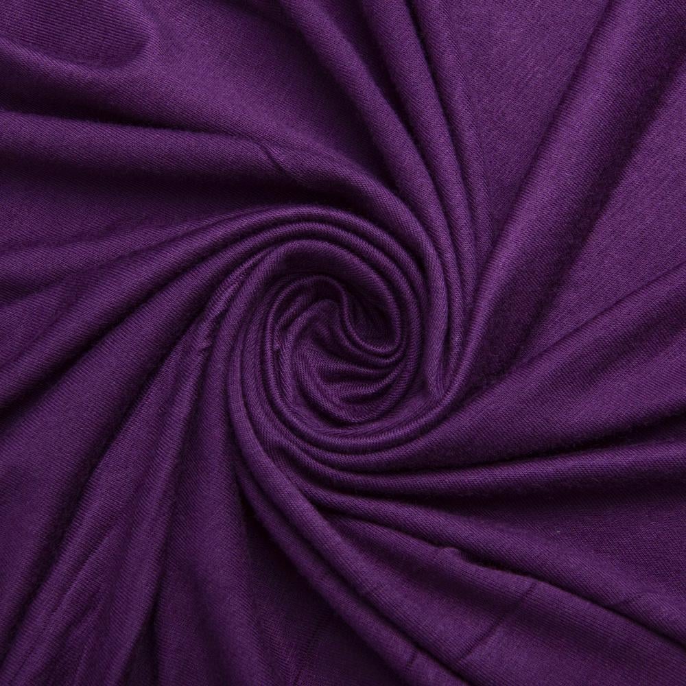 Тканина трикотаж віскоза Валенсія чорниця