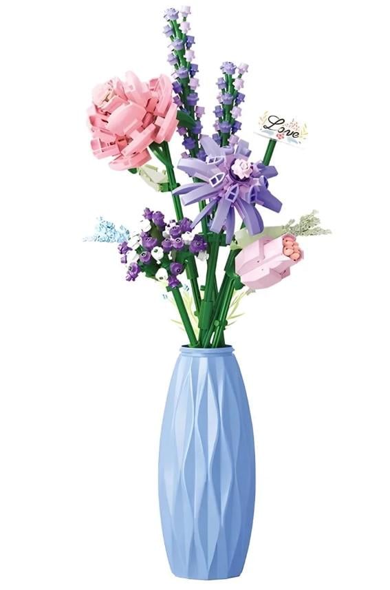 Конструктор интерьерный Admiration серия Flowers for Mom Цветы в голубой вазе (2104619271) Конструктор интерьерный Admiration серия Flowers for Mom Цветы в голубой вазе (2104619271)
