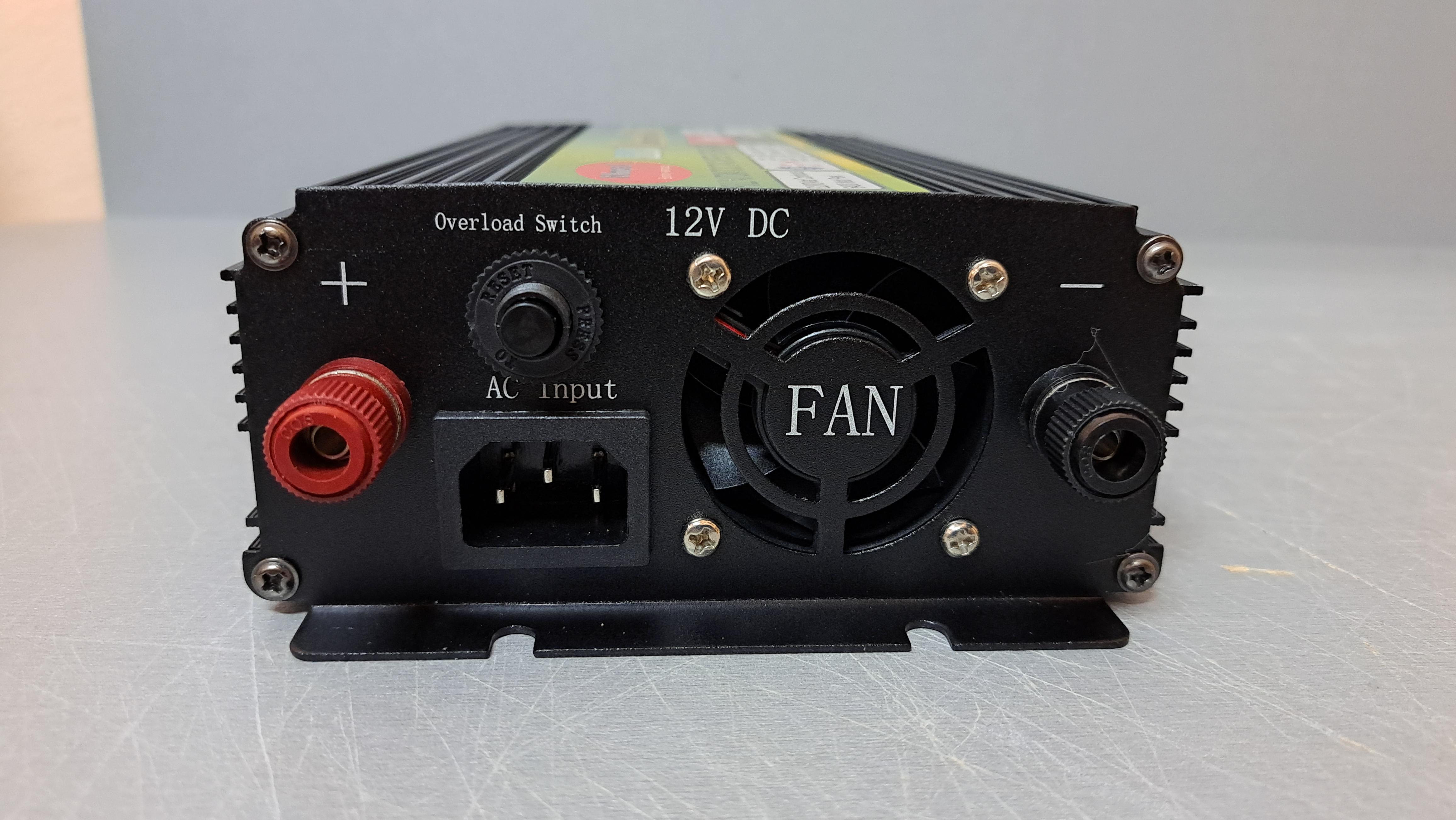 Преобразователь напряжения WIMPEX 12-220V 3200W с автоматической зарядкой 8А - фото 5