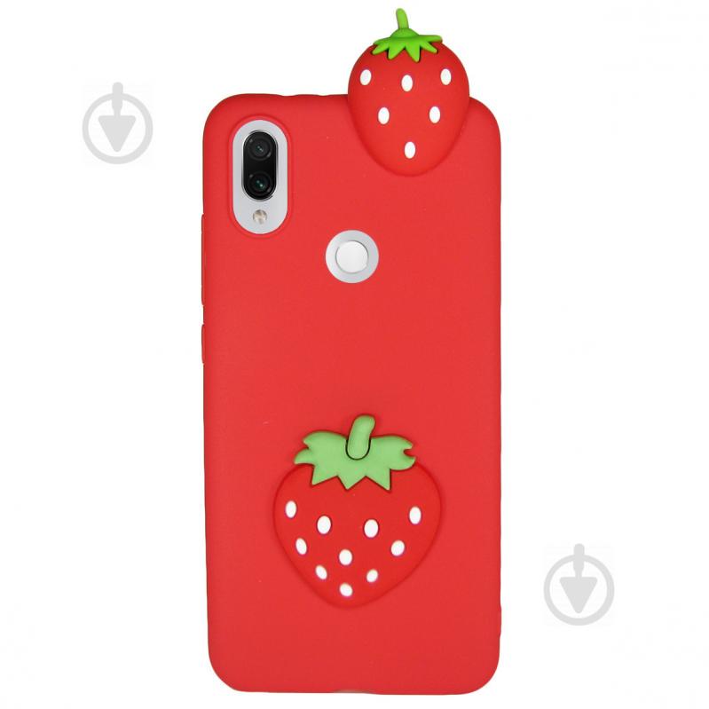 Чехол Cartoon 3D Case для Xiaomi Redmi 7 Клубничка (hub_NnPO45646)