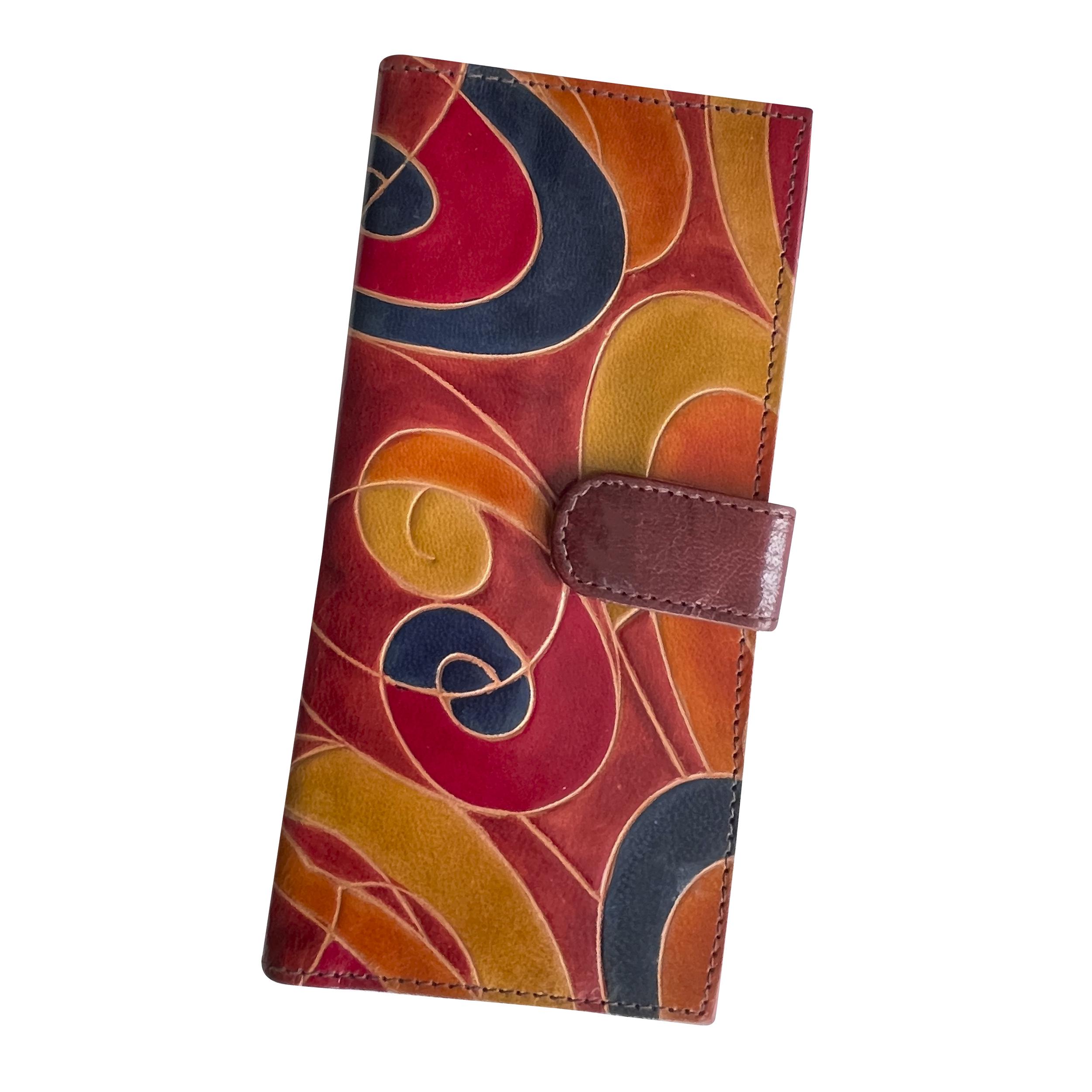 Гаманець жіночий шкіряний Silk Route з візерунками (1940)