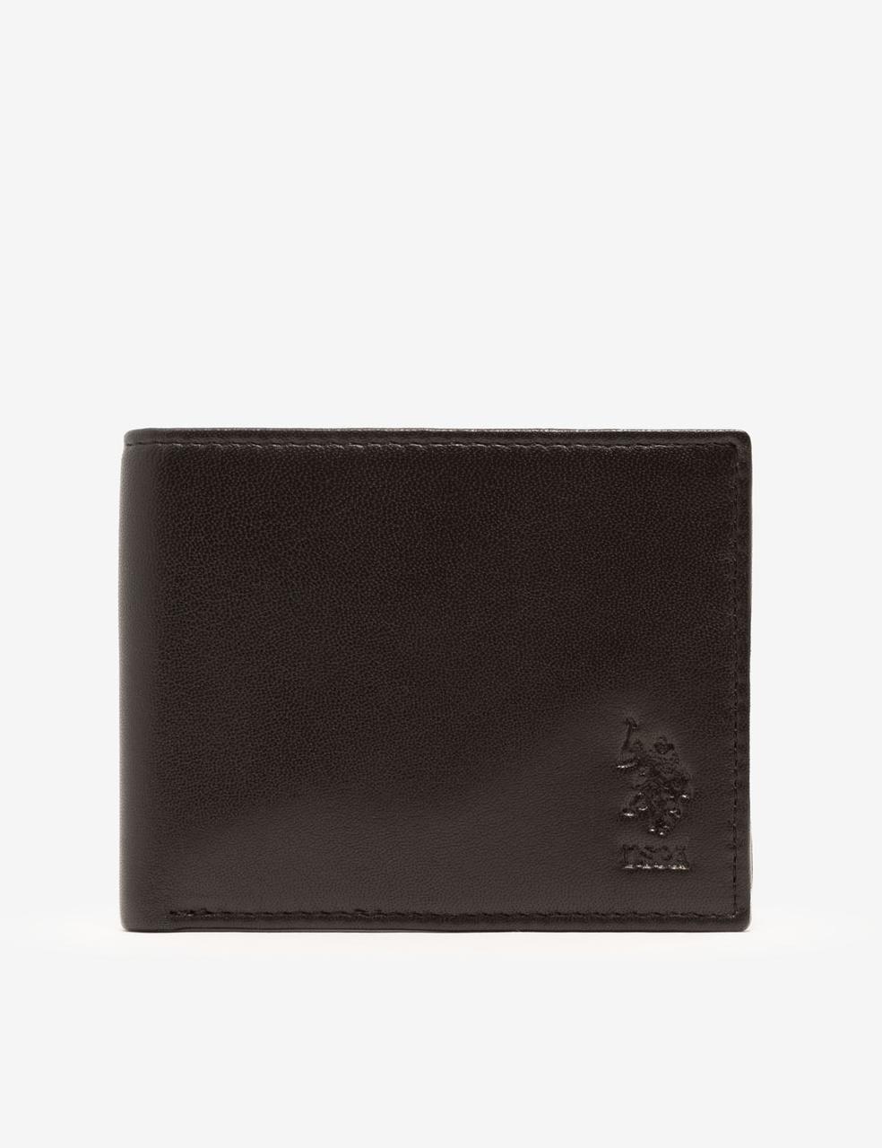 Велике Портмоне чоловіче U.S. Polo Assn Dorchester Hor. Wallet Чорний (2151466502) - фото 1