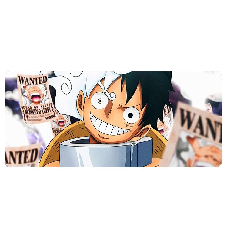 Килимок для мишки з Аніме принтом One piece Монкі Д. Луффі 800х300х3 мм (0100)