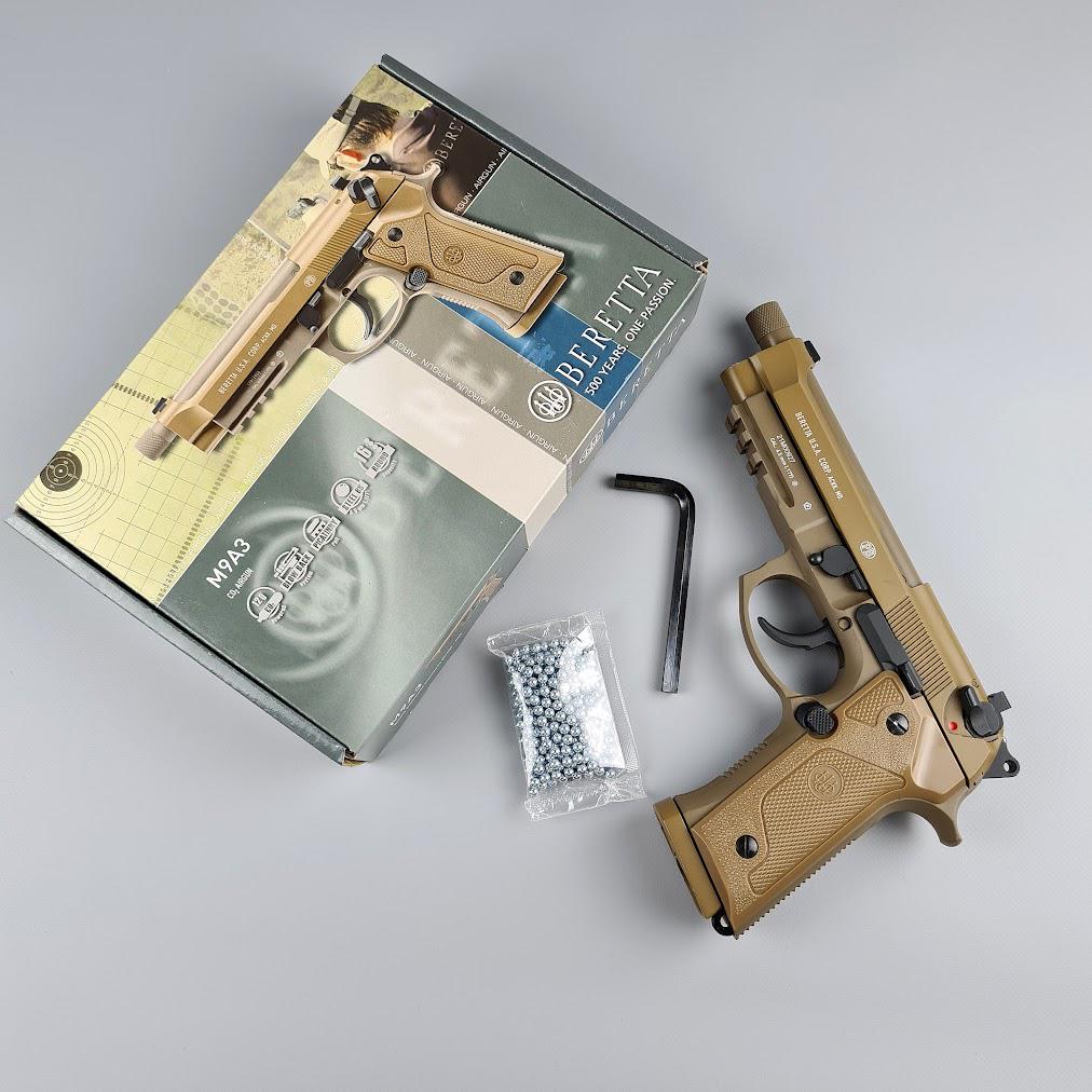 Пистолет пневматический Umarex Beretta MOD. M9A3 FM Blowback калибр 4,5 мм (5.8350) - фото 4 Пистолет пневматический Umarex Beretta MOD. M9A3 FM Blowback калибр 4,5 мм (5.8350) - фото 4