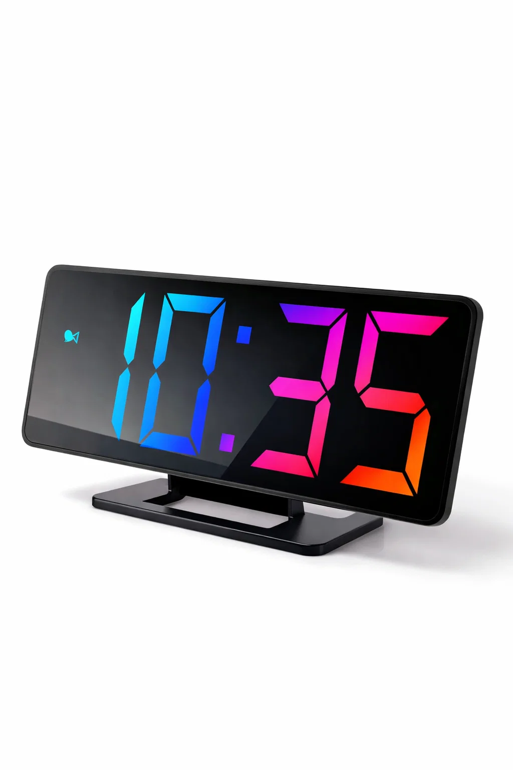 Часы электронные настольные VST 888H RGB с зеркальным дисплеем/будильником и термометром