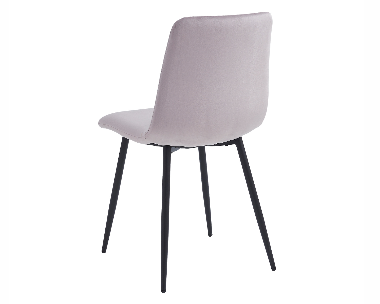 Стул кухонный Intarsio Mark велюр Черный/Светло-розовый - фото 4