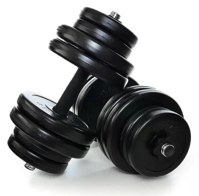 Комплект наборные гантели/штанга Neo Sport с металлическим грифом 32 кг - фото 3 Комплект наборные гантели/штанга Neo Sport с металлическим грифом 32 кг - фото 3