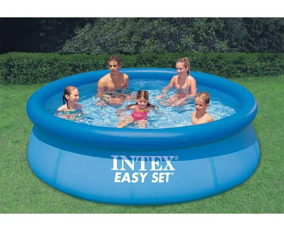Бассейн надувной Intex бескаркасный круглый 366х76см, 1942 литра, фильтр-насос 230 V (28132) - фото 2