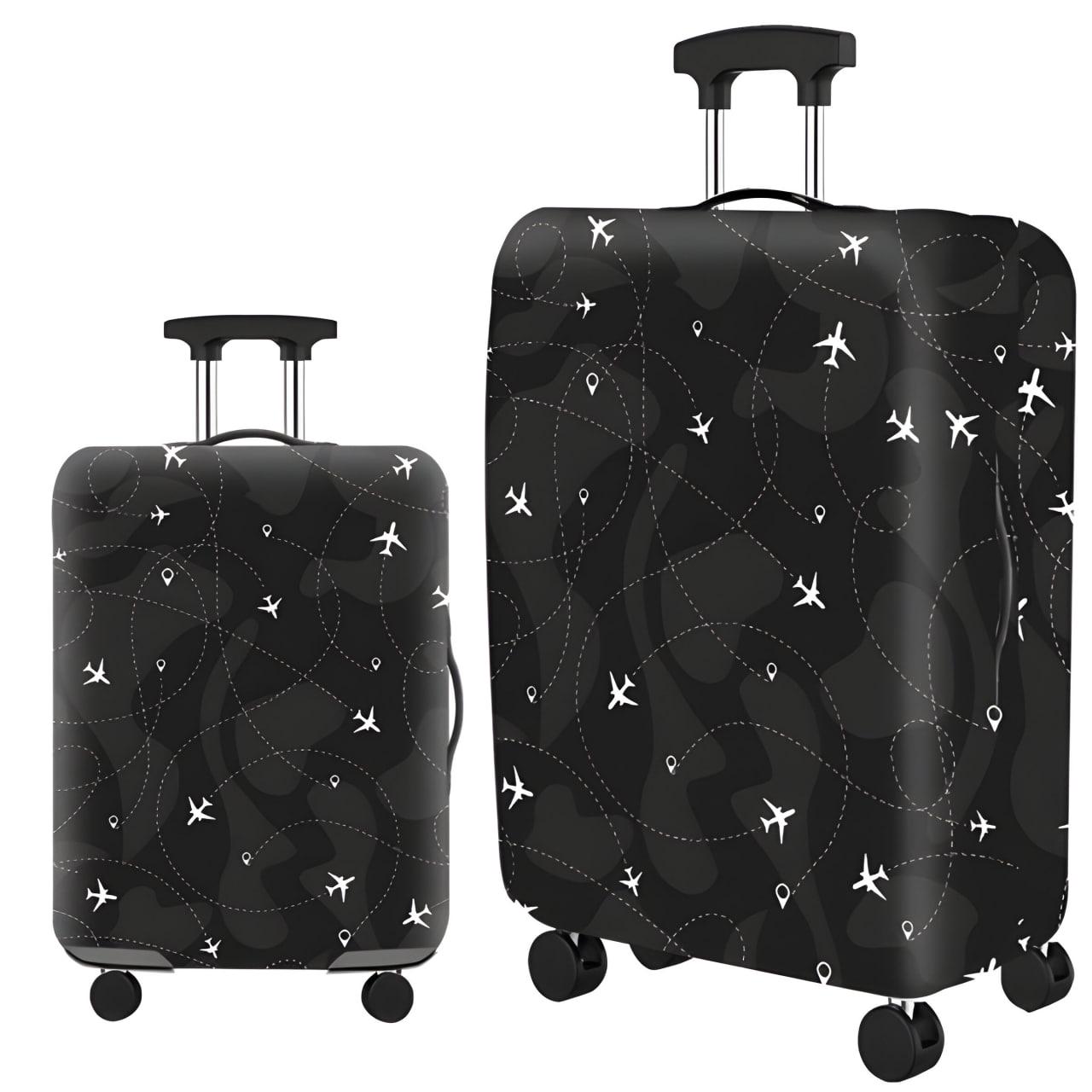 Чехол чемодан L Черный (MRA-25-12) - фото 2 Чехол чемодан L Черный (MRA-25-12) - фото 2