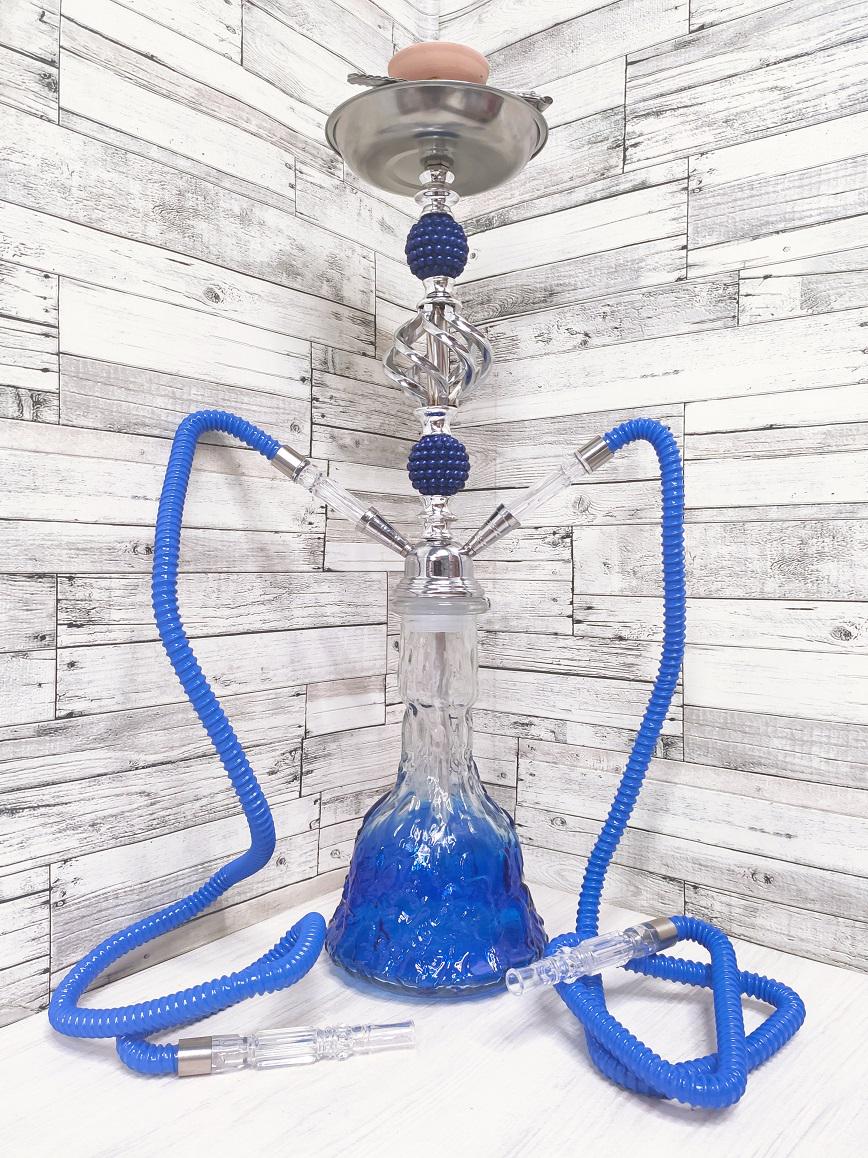Кальян Hookah Hakan 55 см на 2 персоны Blue