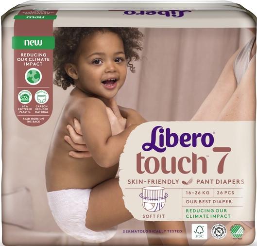 Підгузки для дітей Libero Touch 7 16-26 кг 26 шт. (2661376785)