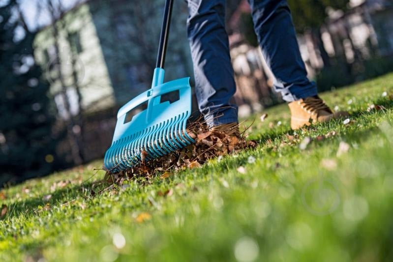 Грабли для листьев Cellfast IDEAL алюминиевая ручка 178 см 52,5 см с перчатками BASIC (40-311K) - фото 3 Грабли для листьев Cellfast IDEAL алюминиевая ручка 178 см 52,5 см с перчатками BASIC (40-311K) - фото 3