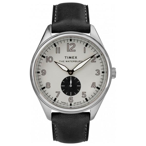 Наручные часы мужские Timex Waterbury Sub Second кварцевые Silver (Tx2r88900) - фото 2 Наручные часы мужские Timex Waterbury Sub Second кварцевые Silver (Tx2r88900) - фото 2