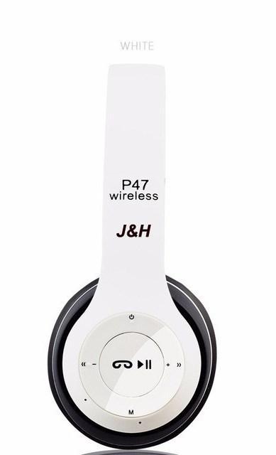 Наушники беспроводные накладные P47 4.1+EDR Wireless headphones bluetooth Белый (882059925) - фото 4 Наушники беспроводные накладные P47 4.1+EDR Wireless headphones bluetooth Белый (882059925) - фото 4