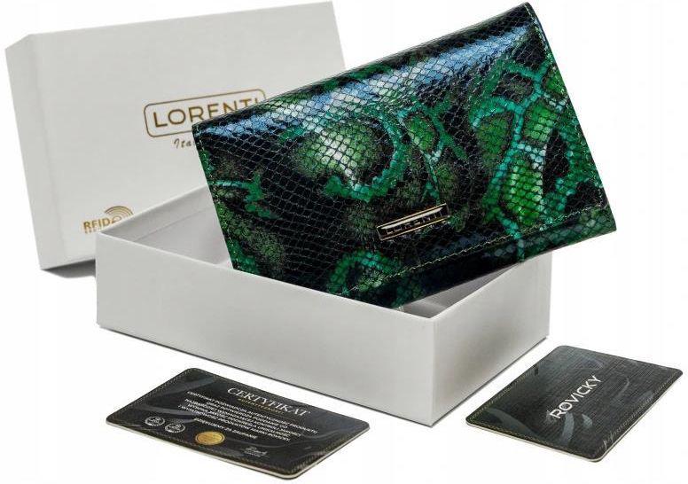 Кошелек женский кожаный LORENTI 76112-BPR-1387 Зеленый
