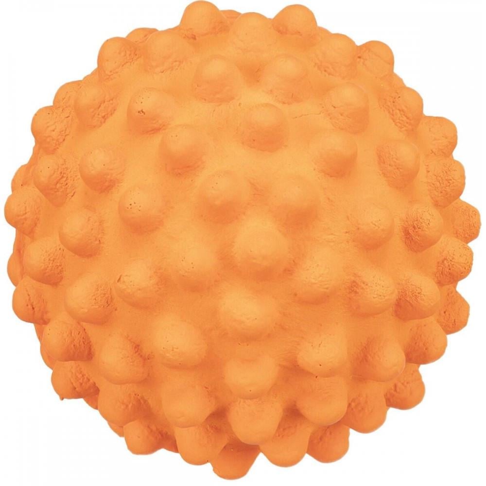 Игрушка для собак Trixie Мяч с шипами неоновый резина 7 см Оранжевый (4011905346113_1)