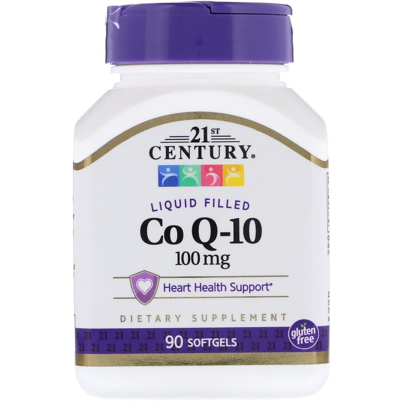 Витамины 21st Century Liquid Filled CoQ-10 100 мг 90 капсул