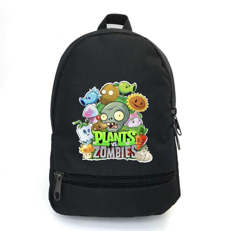 Школьный рюкзак School Bag BIG с принтом Plants vs Zombies-05 43х30х17 см 22 л Черный (2503131921)