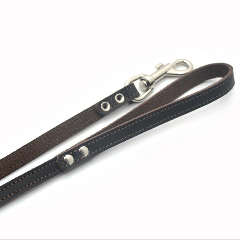 Повідець для собак і котів Zoo-hunt Весна шкіряний 1,4/120 см Коричневий - фото 2 Повідець для собак і котів Zoo-hunt Весна шкіряний 1,4/120 см Коричневий - фото 2