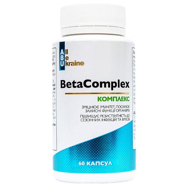 Екстракти для підвищення імунітету All be Ukraine BetaComplex 60 капс. (000022595)