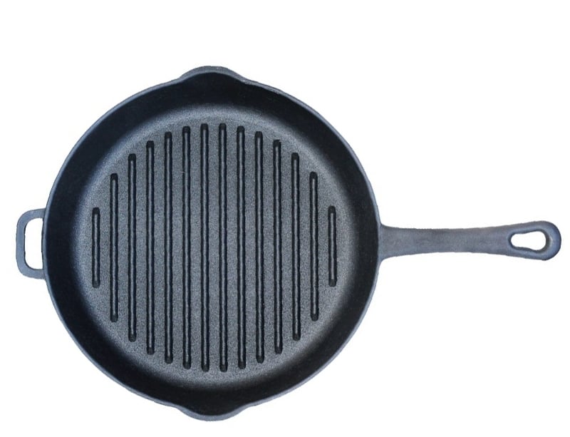 Cковорода-гриль Біол чавунна d-26 см з литою ручкою