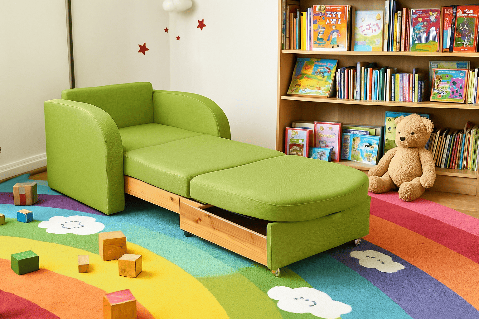 Диван-крісло м'який розкладний Tobi Sho Дрім рогожка Bahama 1140х850х830 мм 17/Салатовий - фото 4 Диван-крісло м'який розкладний Tobi Sho Дрім рогожка Bahama 1140х850х830 мм 17/Салатовий - фото 4