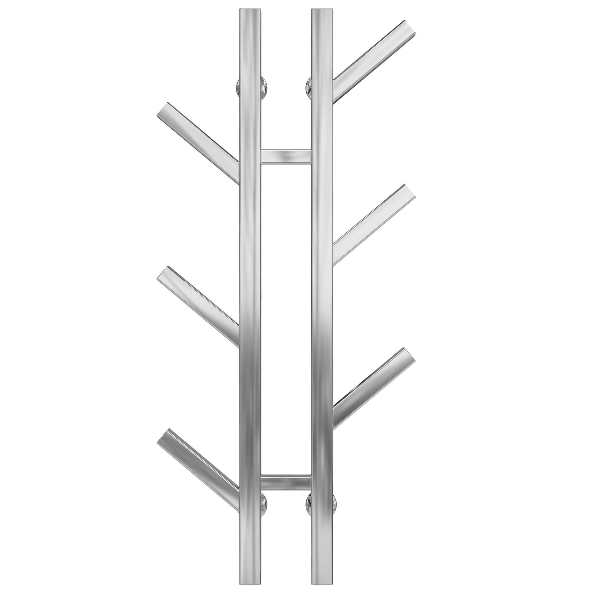 Полотенцесушитель водяной Deffi Sakura П6 нижнее подключение нержавеющая сталь 100х800 мм Хром (A.SR.80.10.6.CA)