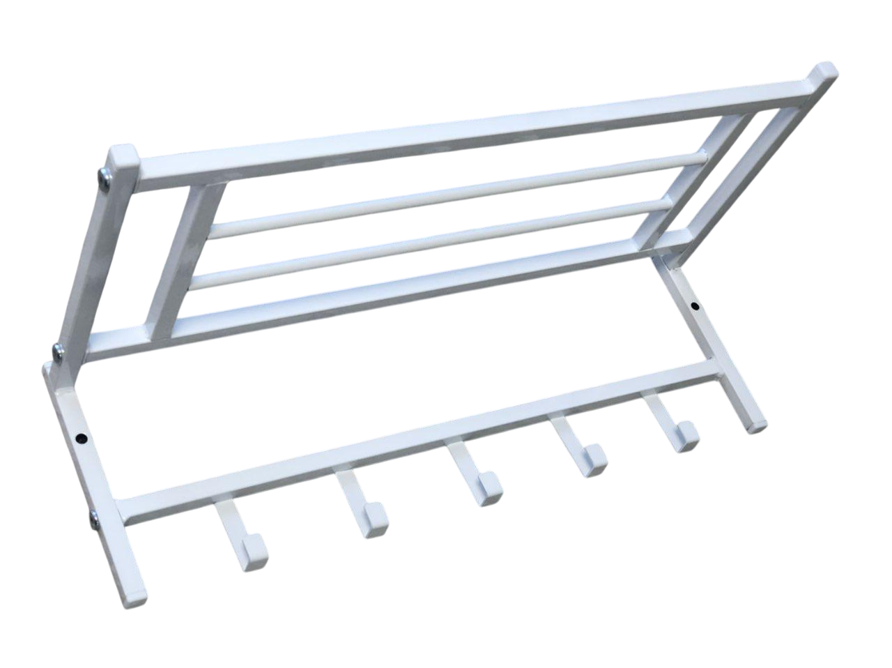 Вешалка для одежды МЕТАКАМ Н1 металлическая 60 см Белый (11393350)