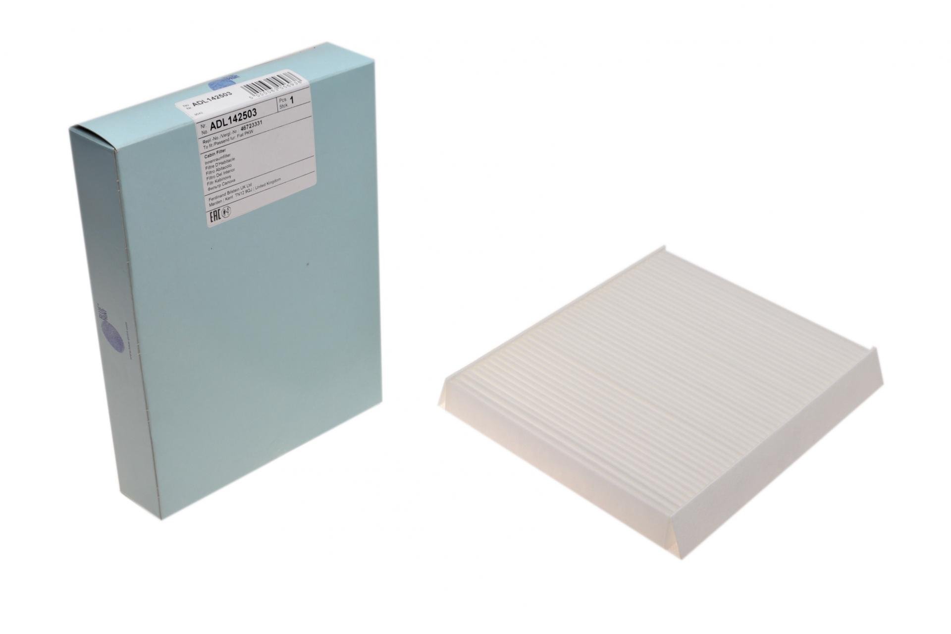 Фильтр салона BLUE PRINT для Fiat Doblo 01- (ADL142503)