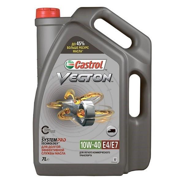 Масло моторное Castrol Vecton 10W-40 E4/E7 7 л (38361552)