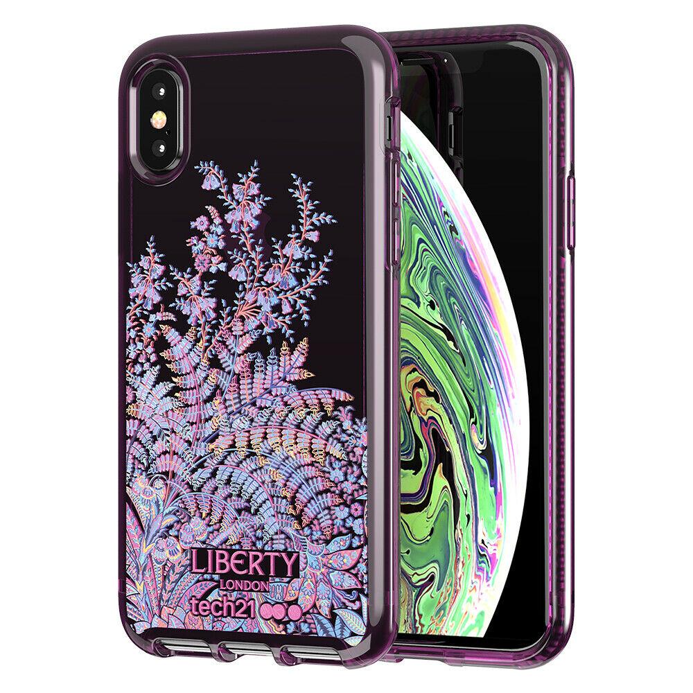 Противоударный чехол London tech21 Liberty для iPhone X XS Pure Print Shangri-La (11015695) - фото 2