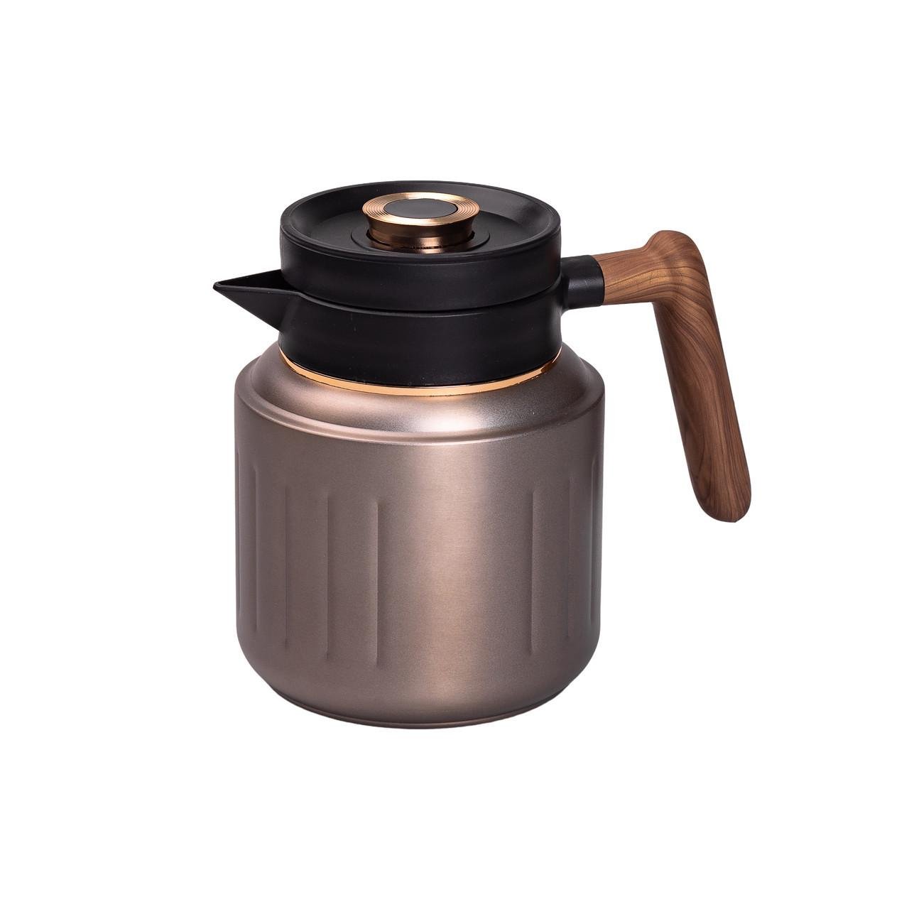 Чайник-термос з індикатором температури та заварником 1 л Сірий (2431237157) - фото 2 Чайник-термос з індикатором температури та заварником 1 л Сірий (2431237157) - фото 2