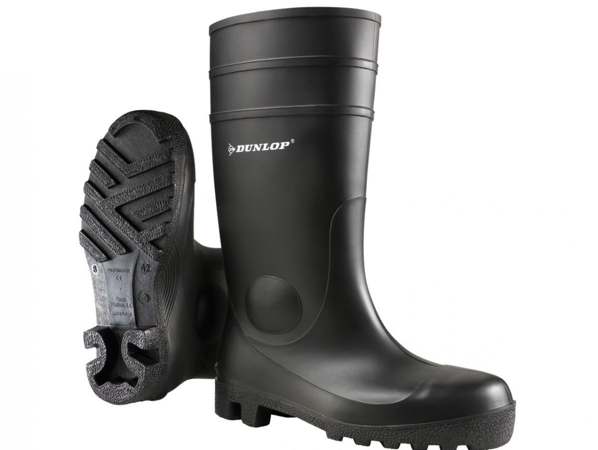 Сапоги Dunlop Protomastor S5 SRA full safety из резины стальной носок и подошва р. 41 Черный (арт.142PP) - фото 1