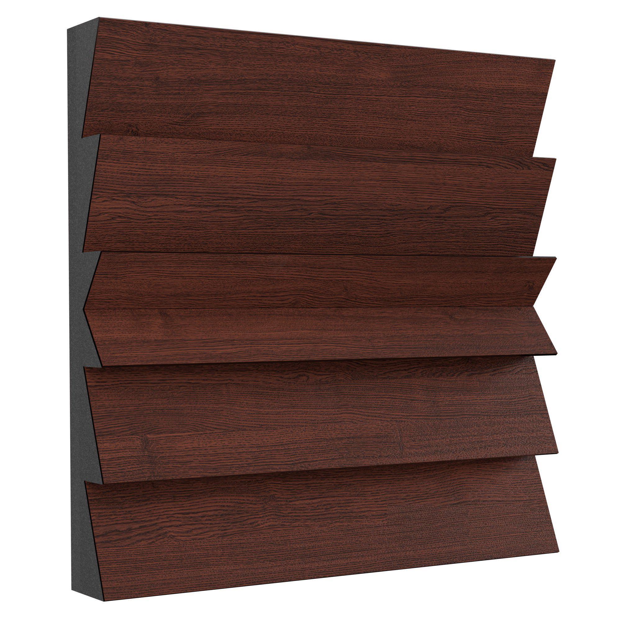 Акустическая панель Ecosound Pindiff Crater Wenge 50х50 см 73 мм Коричневый (1362)