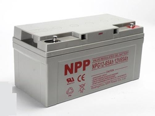 Аккумулятор гелевый NPG 12 V 65 Ah (55-5-15)