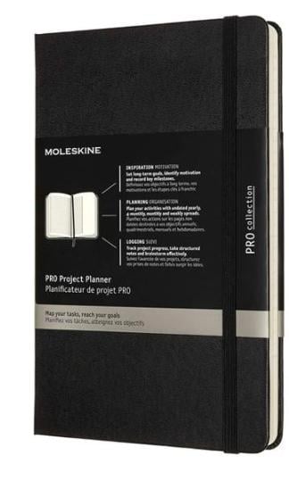 Блокнот-планер проектів Moleskine PRO середній Чорний (DHBPRO3YX)