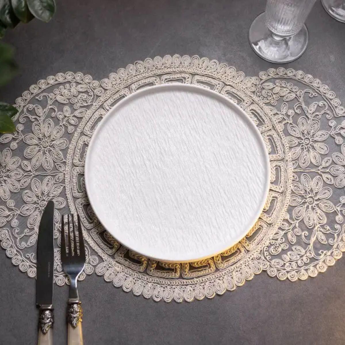 Тарілка плоска керамічна 20 см Білий (5401) - фото 6 Тарілка плоска керамічна 20 см Білий (5401) - фото 6