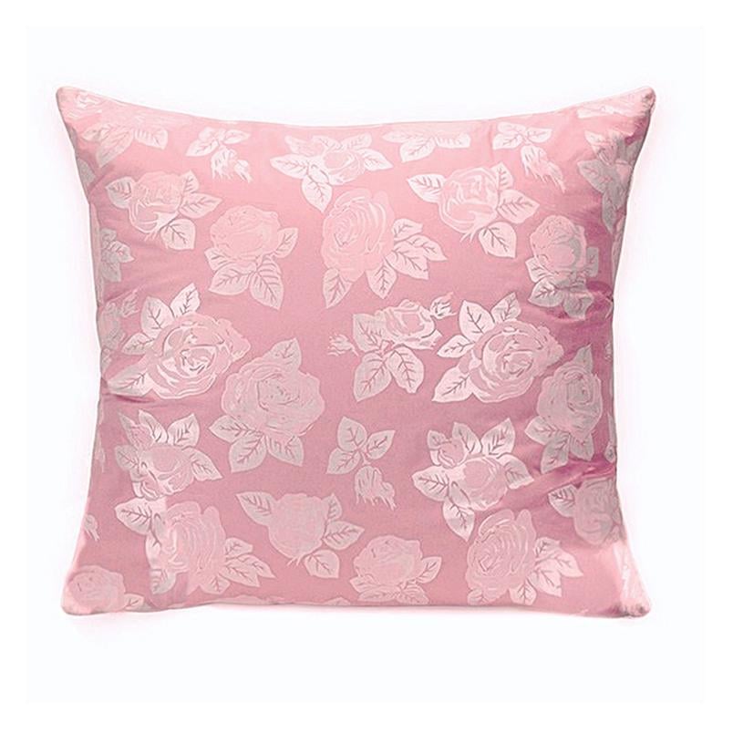 Наперник для подушки Тик Роза 50х50 см Кремовый (1619277629)