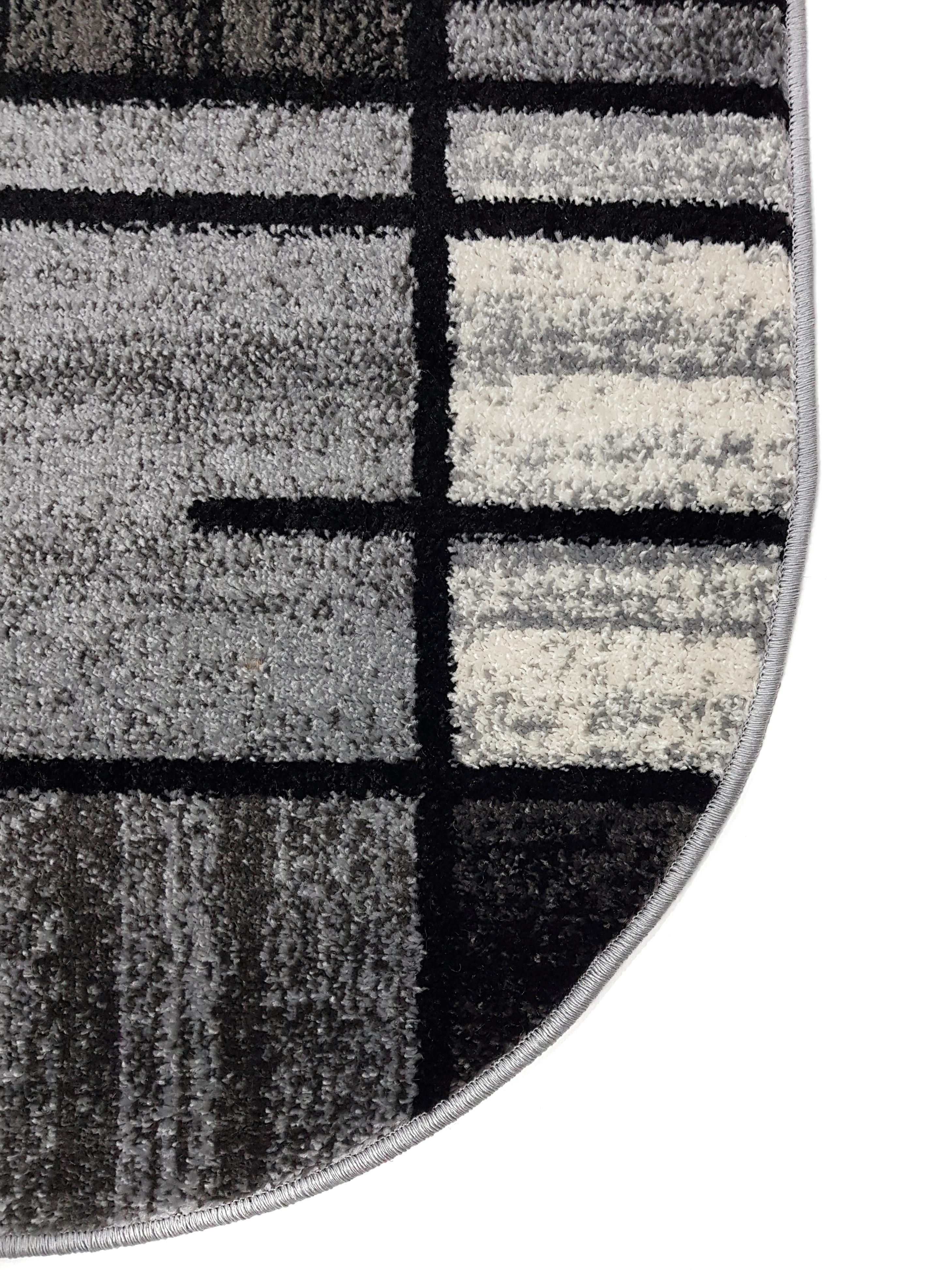 Ковер з невысоким ворсом Espresso 50x80 см овал Серый (02239ALGBО8) - фото 2