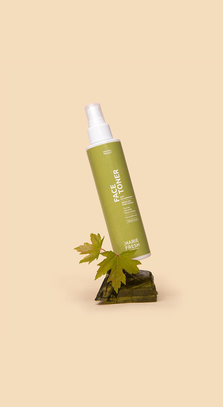 Тонік протизапальний Marie Fresh Тонік Face toner for problem skin з АНА та ВНА кислотами для проблемної шкіри 150 мл (pst-2-150)